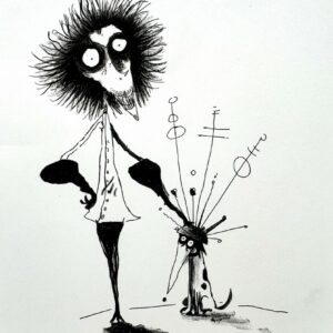 Tim BURTON (Né en 1958)  Sans titre