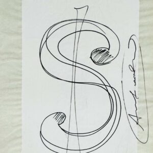 Andy WARHOL (1928-1987), Attribué à.  One Dollar.