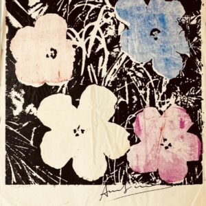 Andy WARHOL (1928-1987), Attribué à.  Flowers.