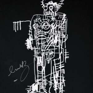 Jean-Michel BASQUIAT (1960-1988), d'Après.   Standing figure. 1982.