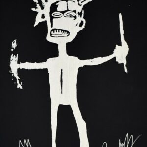 Jean-Michel BASQUIAT (1960-1988), d'Après.  Standing Figure, c.1982. Lithographie sur papier BFK Rives. Signé, numéroté 60/250