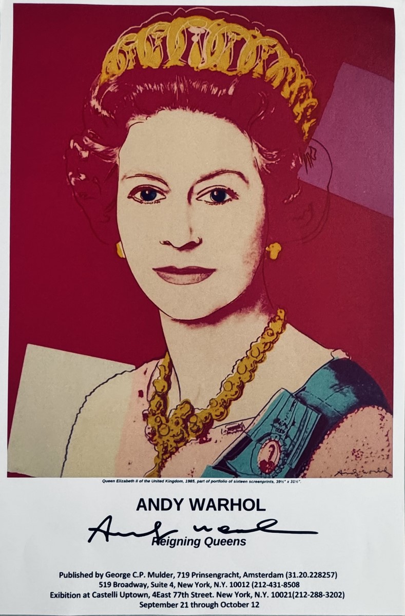 Andy WARHOL (1930 - 1987), D’Après. Queen Elizabeth II of the United Kingdom, from the series "Reigning Queens", 1985.