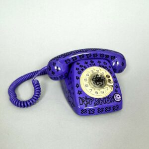Keith HARING (1958-1990), Attribué à.   Téléphone Pop Shop,1988.