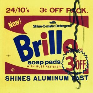 Andy WARHOL (1928-1987), d'après.  Brillo Paintings (3 Cents OFF)
