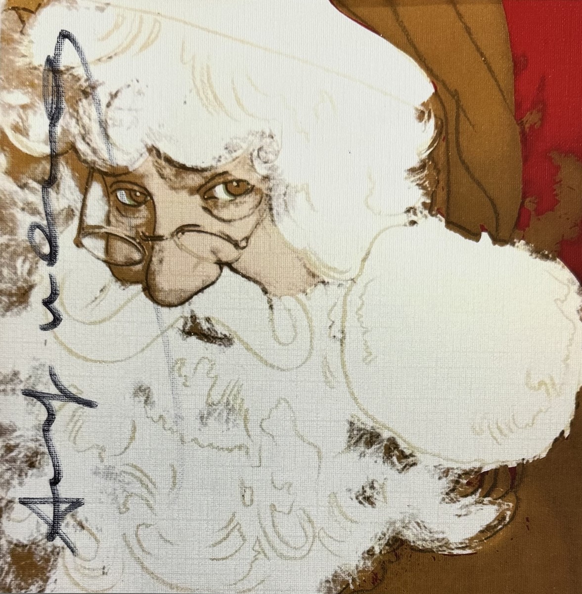 Andy WARHOL (1928-1987), d'après. Santa Claus.