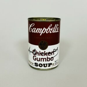 Andy WARHOL (1928-1987), Attribué à.  Campbell’s Soup « Chiken Gumbo ».