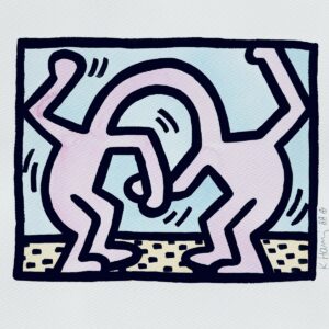 Keith HARING (1958-1990), Attribué à  Pop Shop II, 1988.
