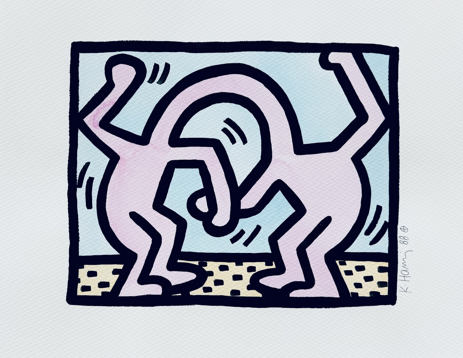 Keith HARING (1958-1990), Attribué à Pop Shop II, 1988.
