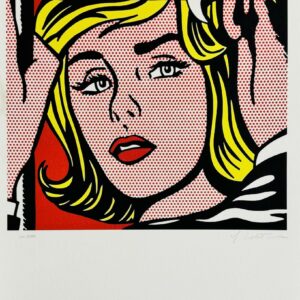 Roy LICHTENSTEIN (1923-1997), D'Après.  Vicki.