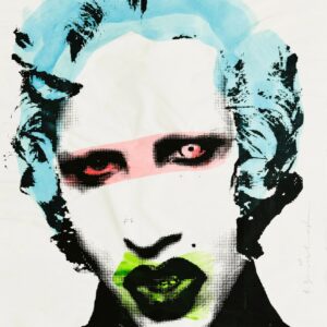 Mr. BRAINWASH (Né en 1966)   Marilyn Manson.