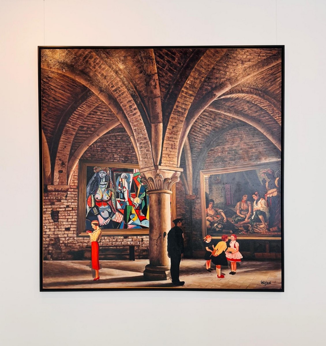 GULLY (Né en 1977) Children meet Picasso and Delacroix, 2016. – Image 2