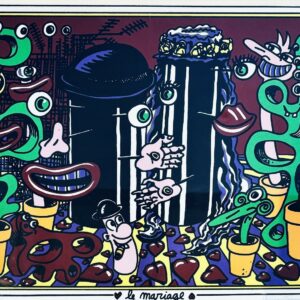Hervé DI ROSA (Né en 1959)  Le mariage, 1987.