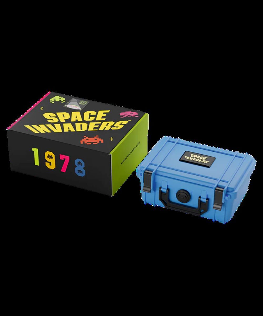SPACE INVADER. Montre bracelet à mouvement automatique, trois aiguilles et cadran Date. - Image 6