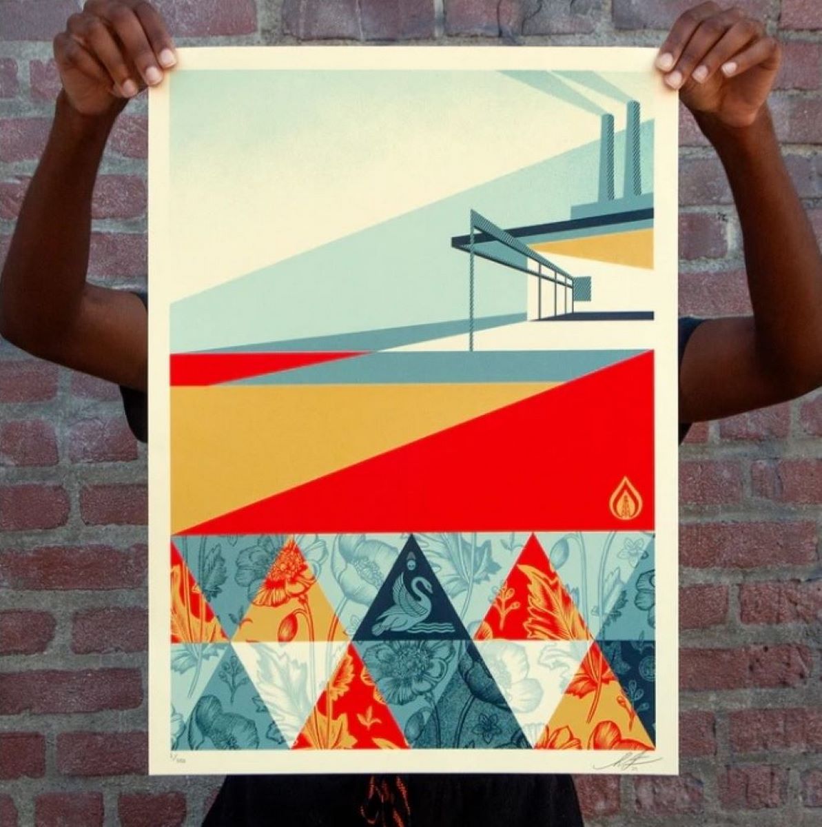 Shepard FAIREY dit OBEY (Né en 1970) Pattern of DenialLithographie offset sur papier. – Image 2