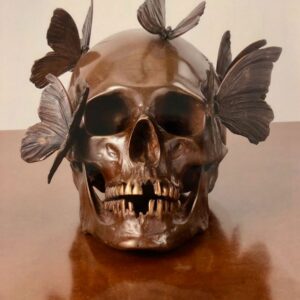 Philippe PASQUA (Né en 1965)  Vanité aux papillons, 2011.