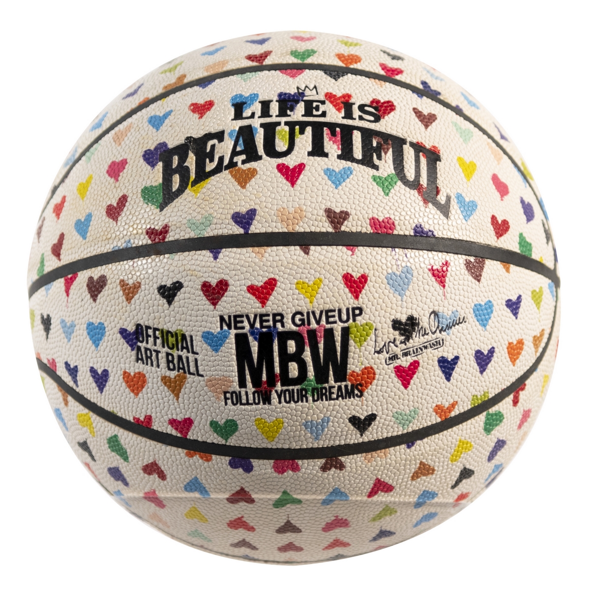 Mr. BRAINWASH (Né en 1966) MBW Collage / real All basketball.
