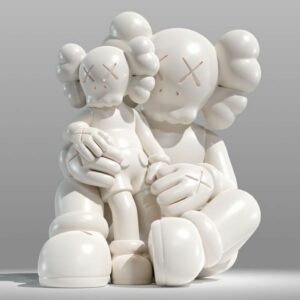 KAWS (Né en 1974)  Holiday: changbai mountain (snowy white), 2022.