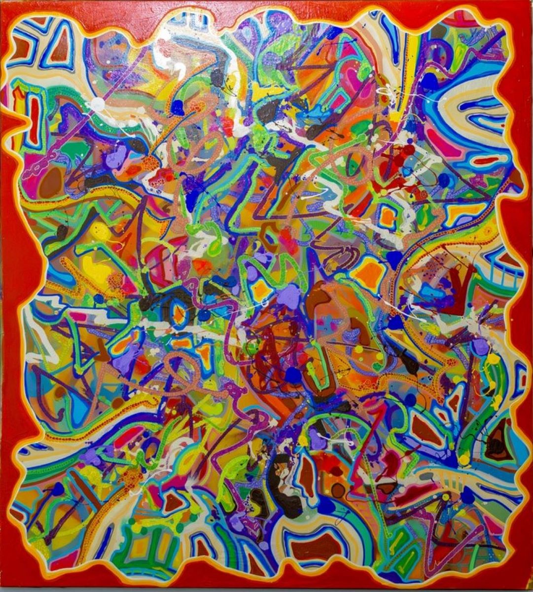 JONONE (Né en 1963) World Of Mouth, 2000.