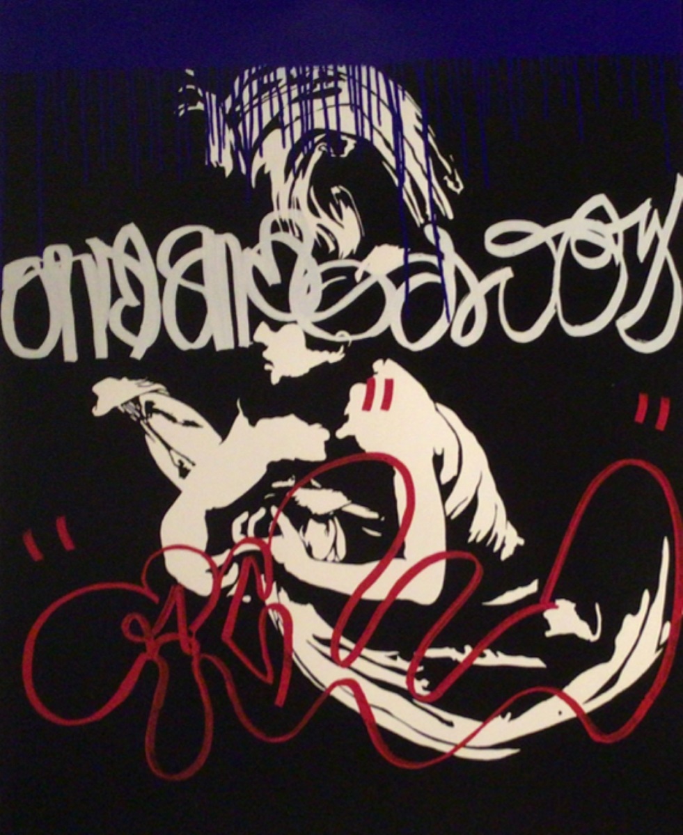 BLEK LE RAT (Né en 1951) Death of Caravaggio, 2008.