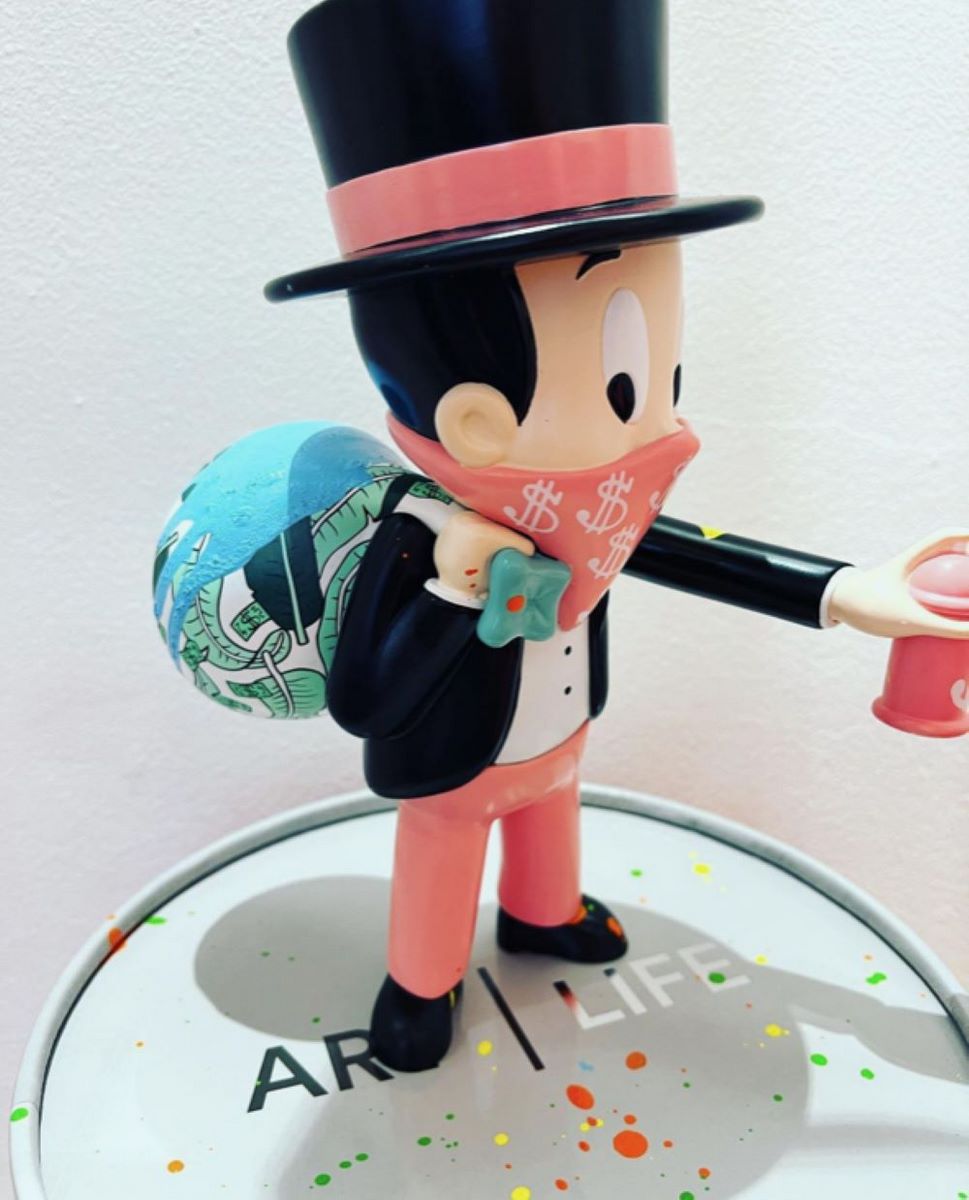 ALEC MONOPOLY (Né en 1986) BH MONOPY, 2018.