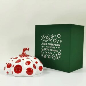 Yayoi KUSAMA (Né en 1929), D’Après  Naoshima Pumpkin White & Red