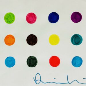 Damien HIRST (Né en 1965), Attribué à.  Sans titre.