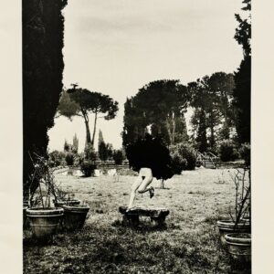 Helmut NEWTON (1920-2004)  In a Garden near Rome,1977.
