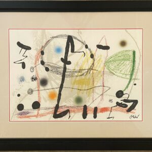 Joan MIRO (1893-1983), D’APRES.  Abstraction.