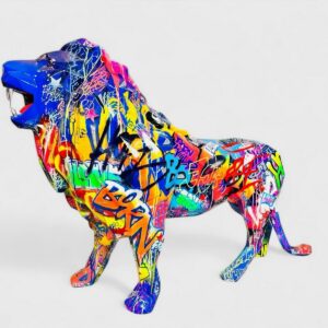 Richard ORLINSKI (Né en 1966)  Lion Tagué