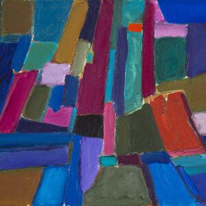 Catherine ZOUBTCHENKO [franco-russe] (Née en 1937)  Un certain soir,1989