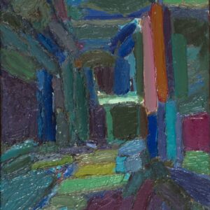 Catherine ZOUBTCHENKO [franco-russe] (Née en 1937)  Aarberg le soir, circa 1990