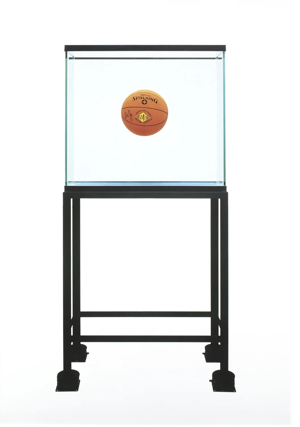Jeff KOONS (Né en 1955) One Ball Total Equilibrium Tank (Spalding Dr J 241 Series), 1995.