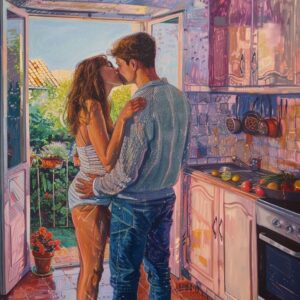 LILY YCF (Né en 1993) Sunlit kiss,2023.