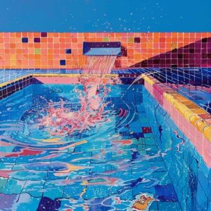 Richard PRINCE (Né en 1994) Splash color,2023.