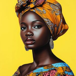 Ansou NIABALY (XX-XXI) Sunlit elegance, 2024.