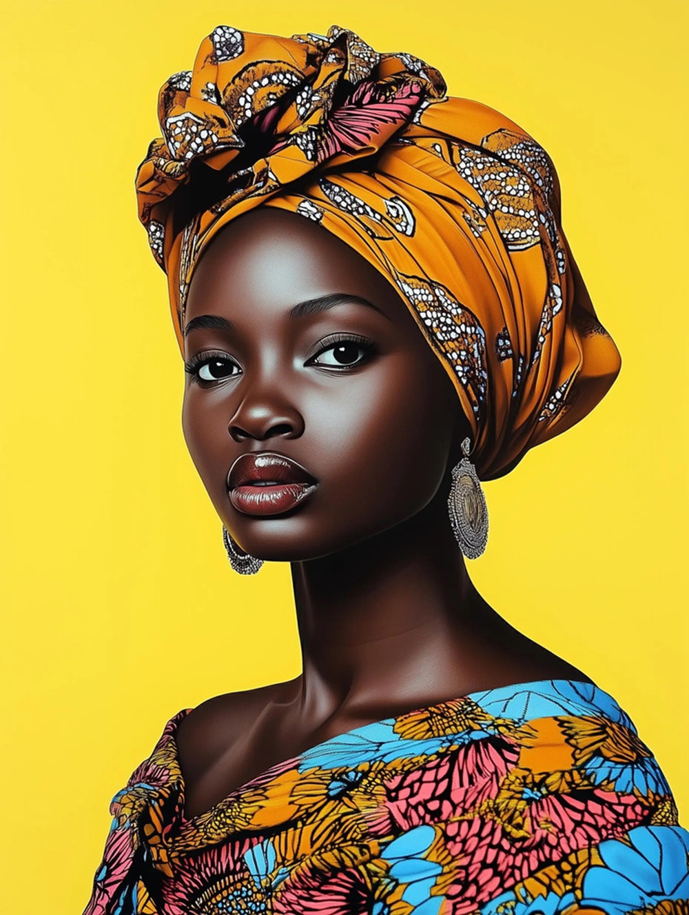 Ansou NIABALY (XX-XXI) Sunlit elegance, 2024.