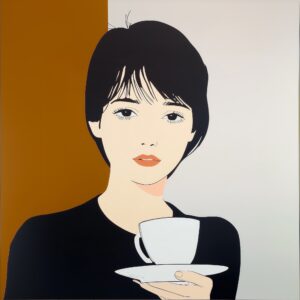 Yun SÉ (XX-XXI) Coffee in Contemplation.2022.