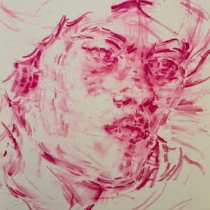 Elizabeth PEYTON (Née en 1965)  Mai (Afterlife) after Sir Joshua Reynolds' Portrait of Mai (Omai).