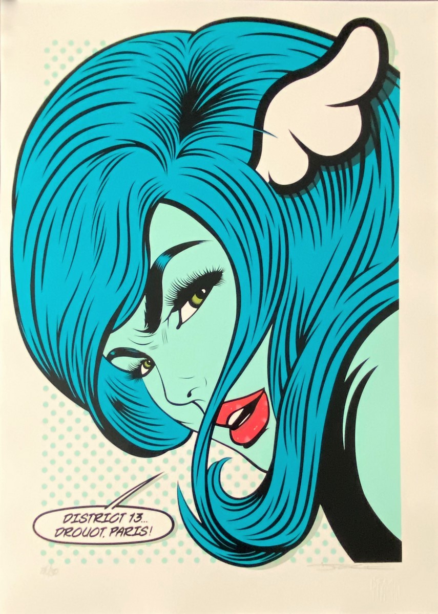 D*FACE (Né en 1978) « District 13… Drouot, Paris ! ». 2022.