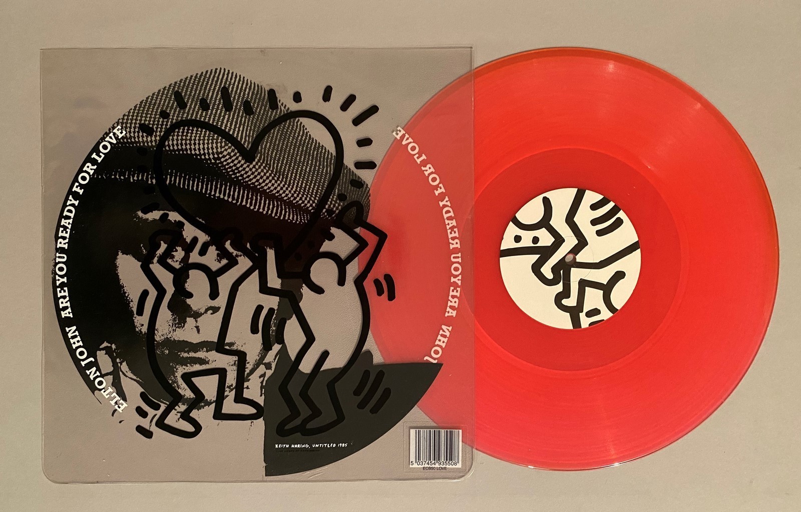 Keith HARING (1958-1990) (D’Après) Elton John – Are you ready for Love – 1985.