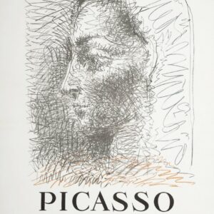 Pablo PICASSO (1881-1973), d'après.  Portrait de Jacqueline.