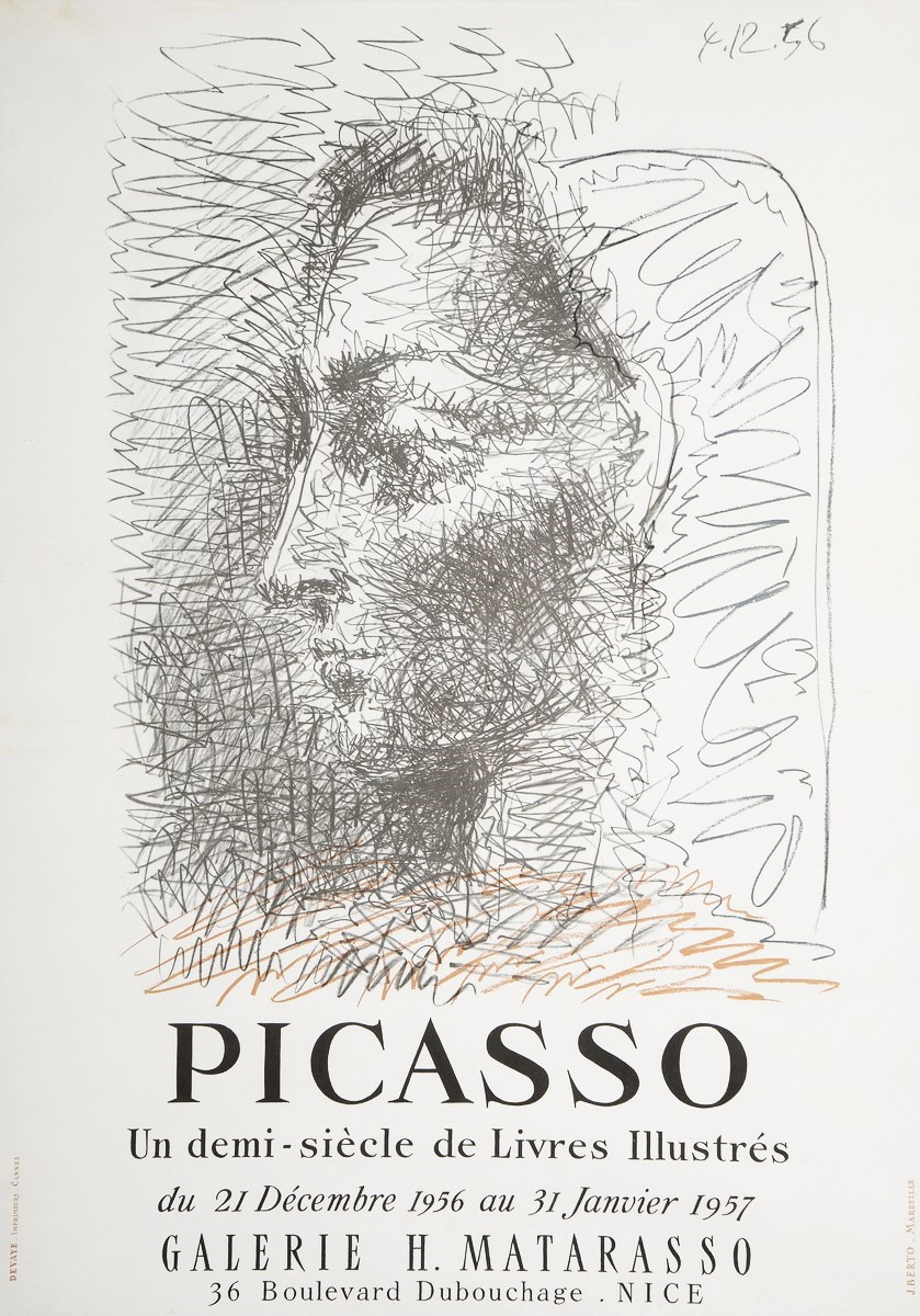 Pablo PICASSO (1881-1973), d'après. Portrait de Jacqueline.