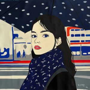 Yun SÉ (XX-XXI) Through the city Rain.2024.