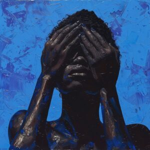 Akosua BAIDOO (Né en 1968) Veil of silence.