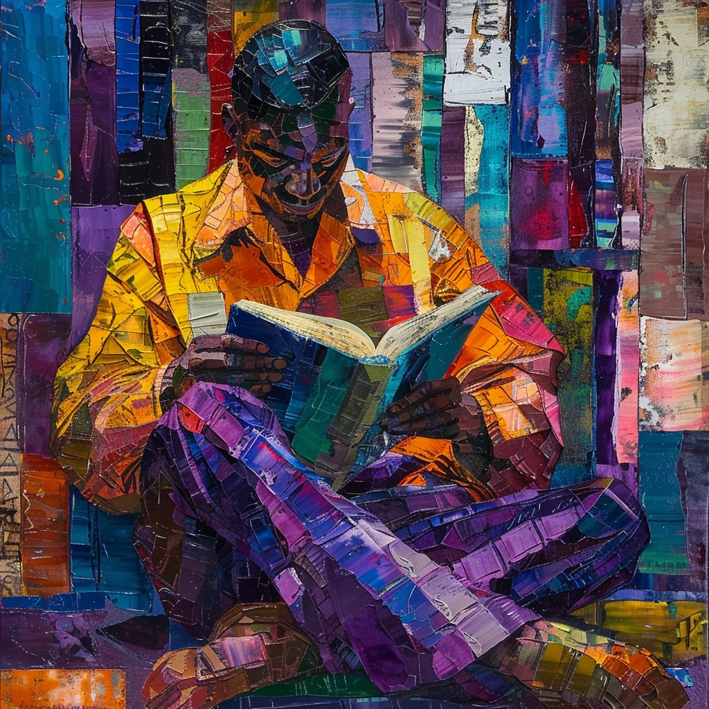 Alemaheyu BEKELE (Né en 1976) The Reader’s Escape,2023.