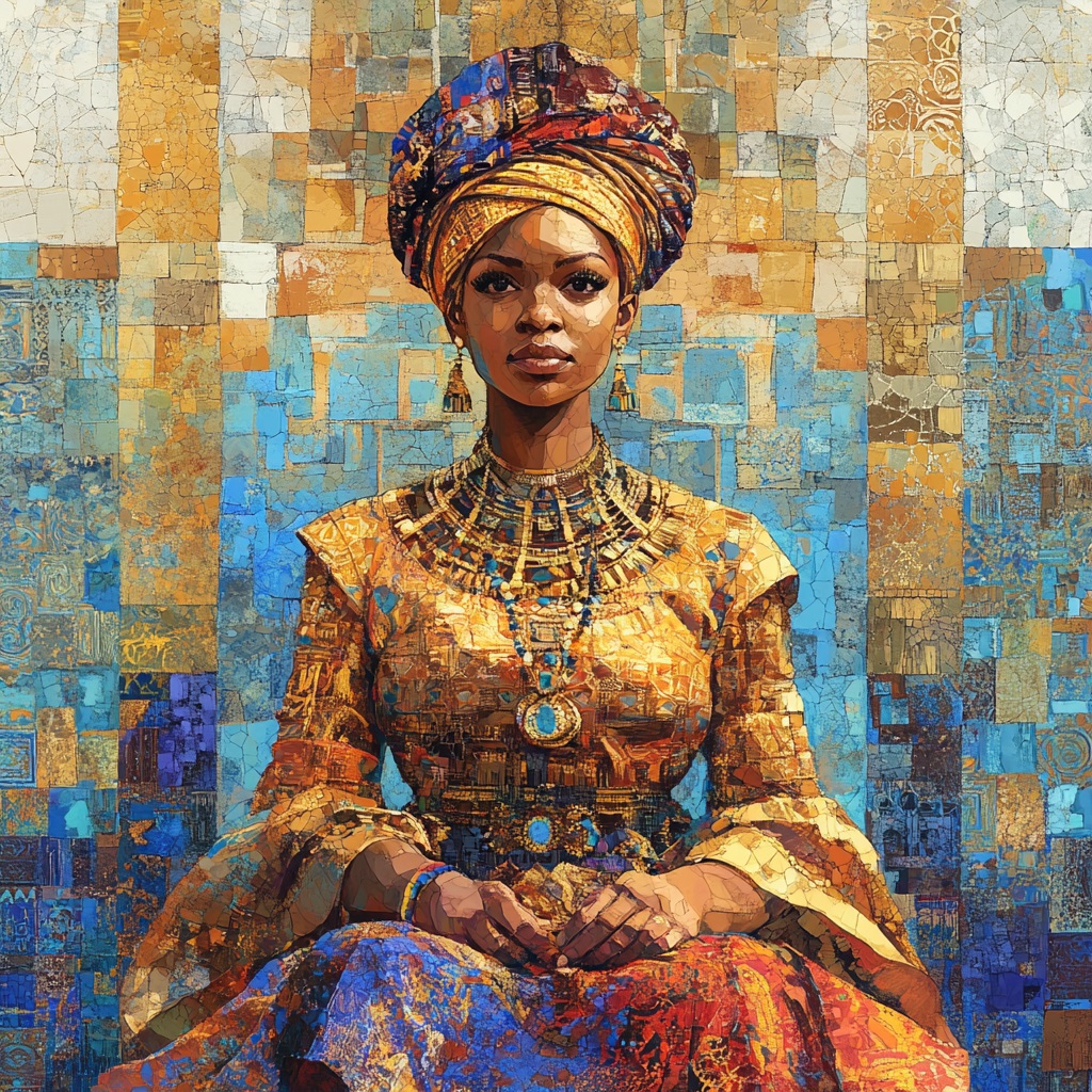 Kwame ADDO (Né en 1983) The Golden Empress,2022.