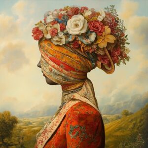 Antonia BEAUVOIR (Né en 1979) Eternal Blossoms.2019.