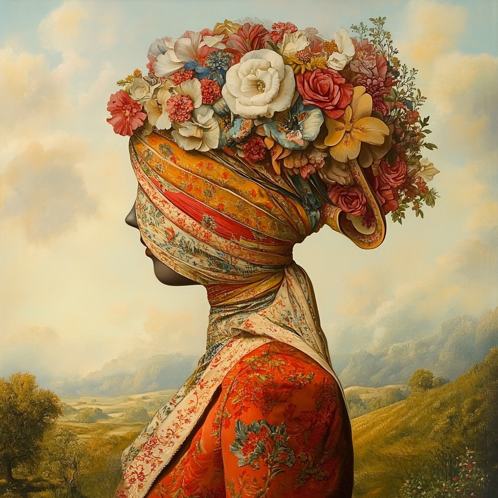 Antonia BEAUVOIR (Né en 1979) Eternal Blossoms.2019.
