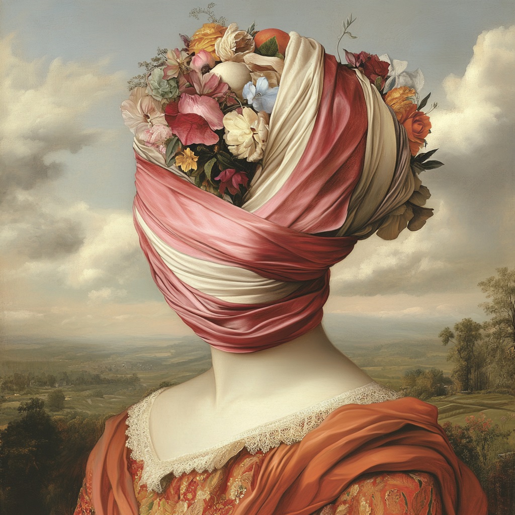 Antonia BEAUVOIR (Né en 1979) Blooming Veil.2018.