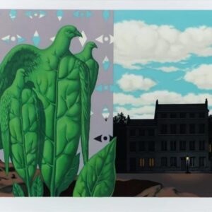 René MAGRITTE (1898-1967), D’Après. Les Grands Oiseaux sont ceux de l’Ile au Trésor,1968.